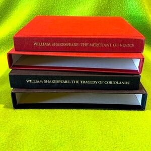 William Shakespeare Royal Composing Room Hardcover Books With Slipcases EXC